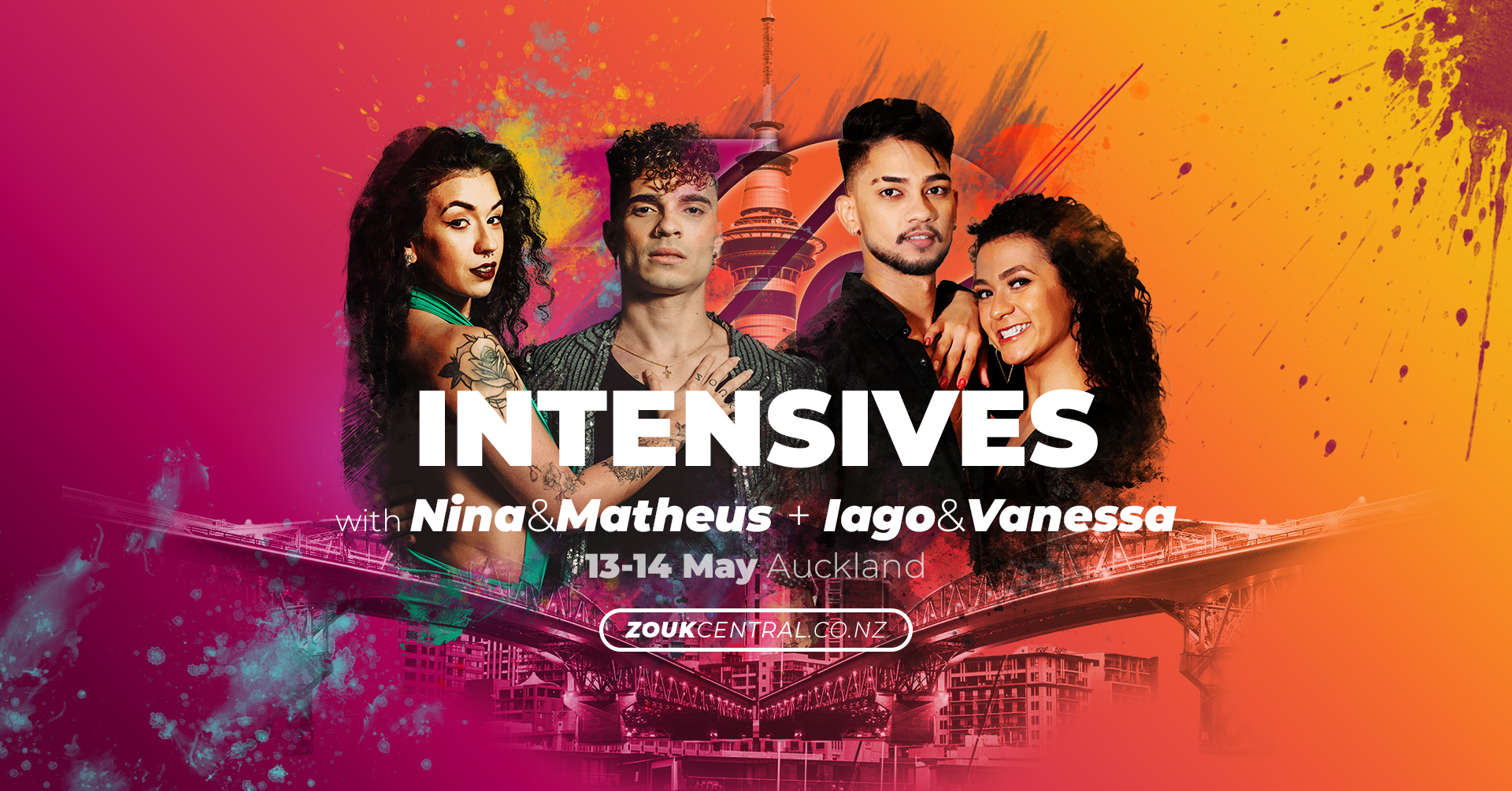 Zouk Central Intensives 2026 Nina & Matheus, Iago & Vanessa