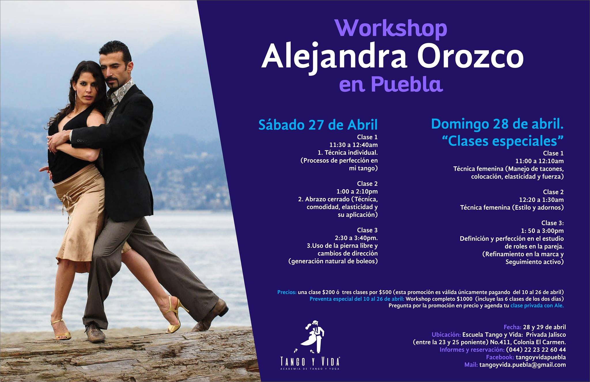 Alejandra Orozco en Puebla.