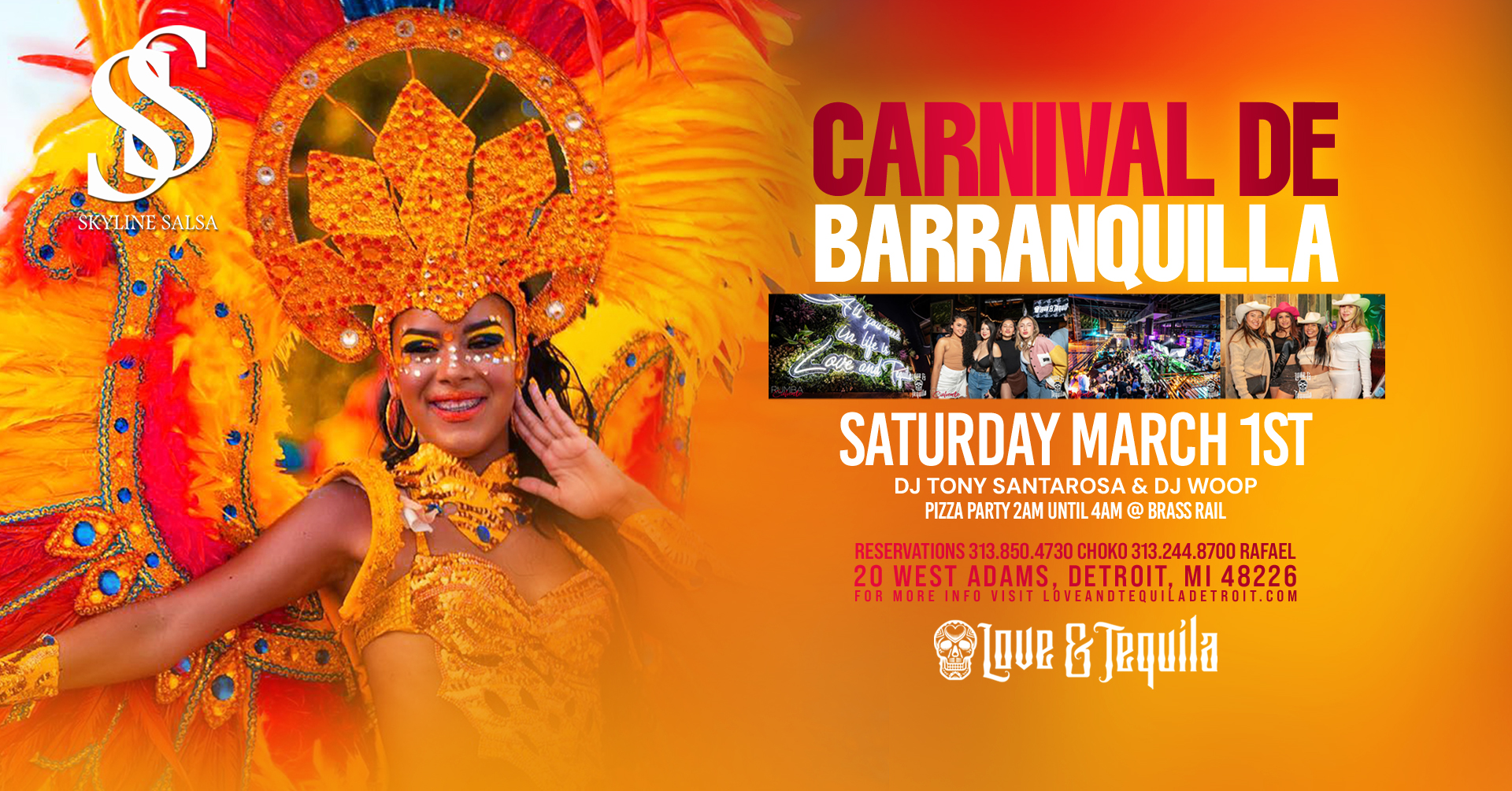 Carnival De Barranquilla Noche Colombiana Perreo Latin Saturday's March 1st