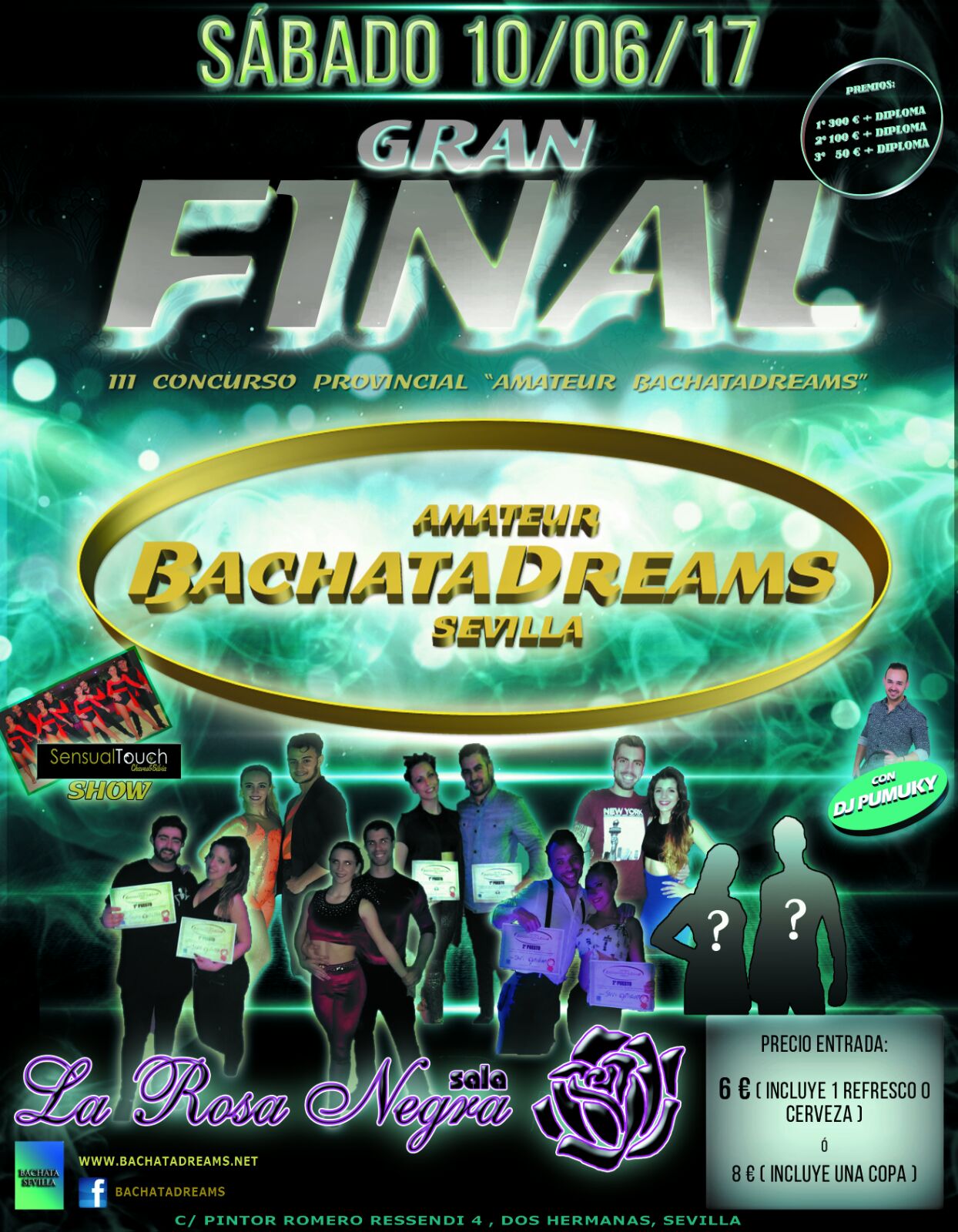 Gran Final BachataDreams17 - Sala La Rosa Negra 10 06 17