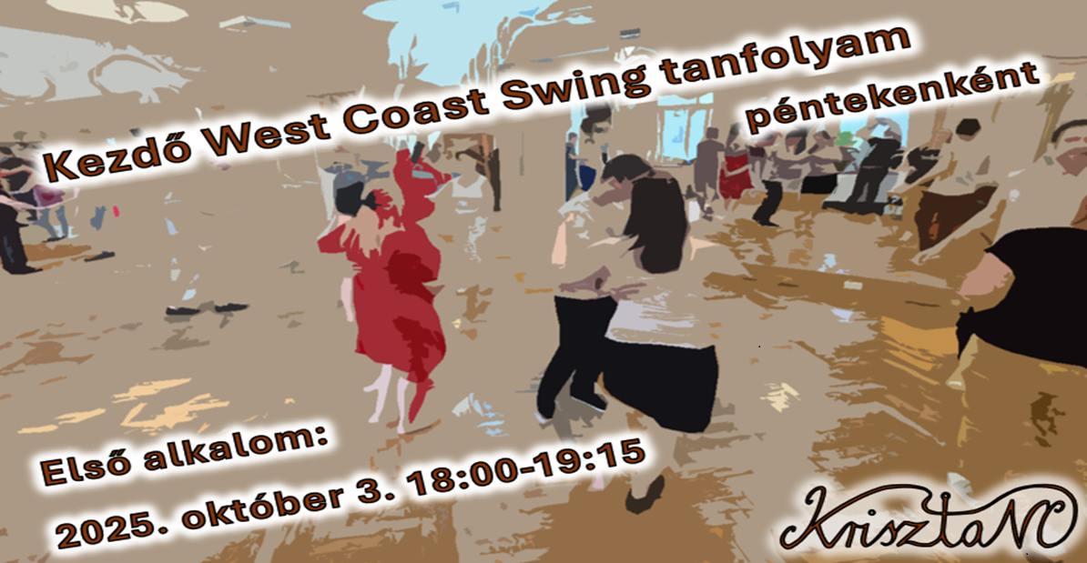 Kezdő west coast swing tanfolyam péntekenként
