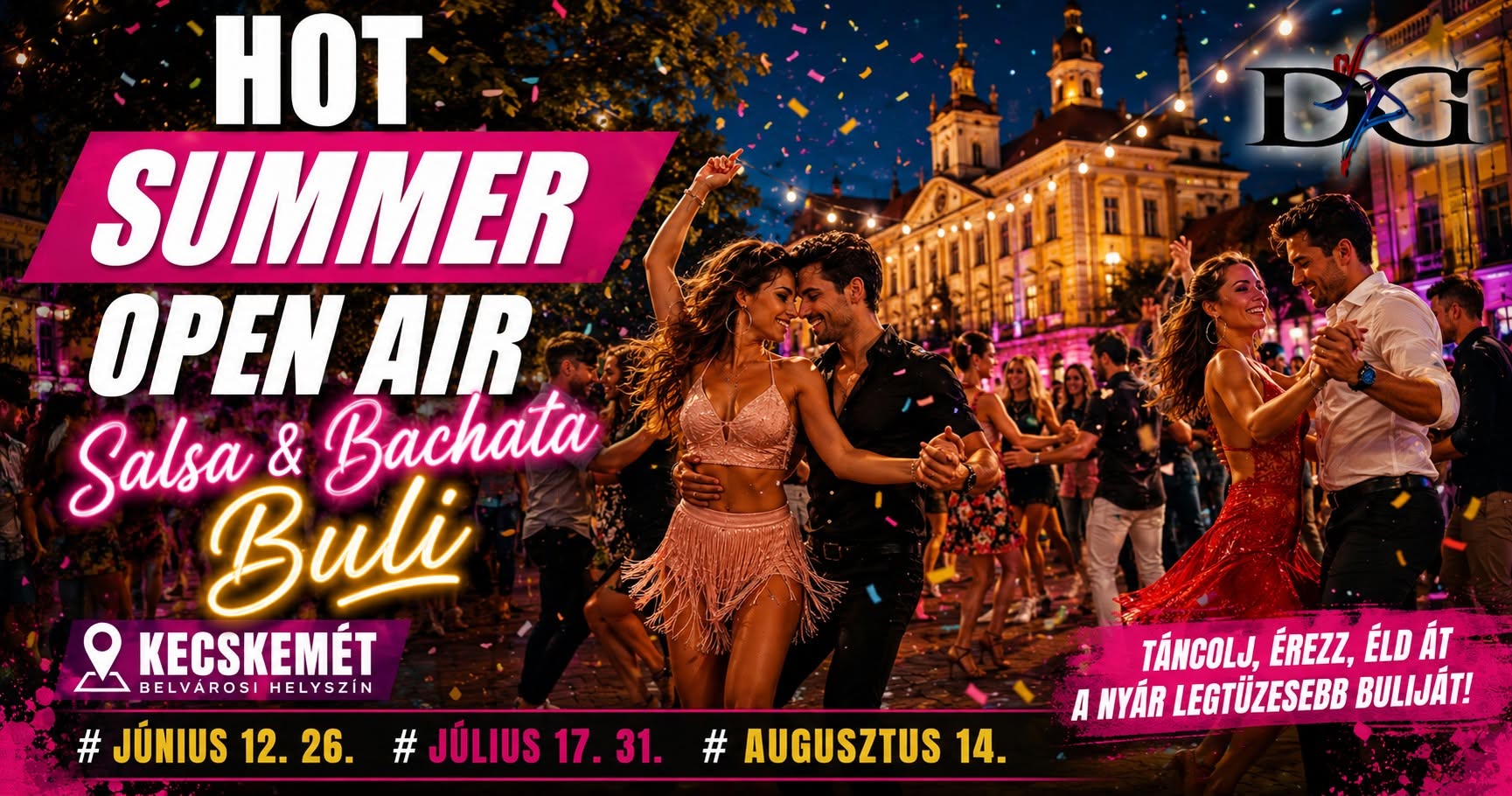 Hot Summer Open Air Salsa-Sensual Party -Kecskemét