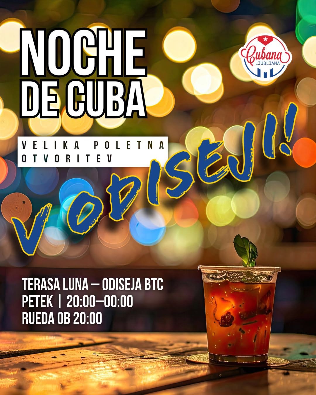 Noche de Cuba - Velika poletna otvoritev🔥🌴