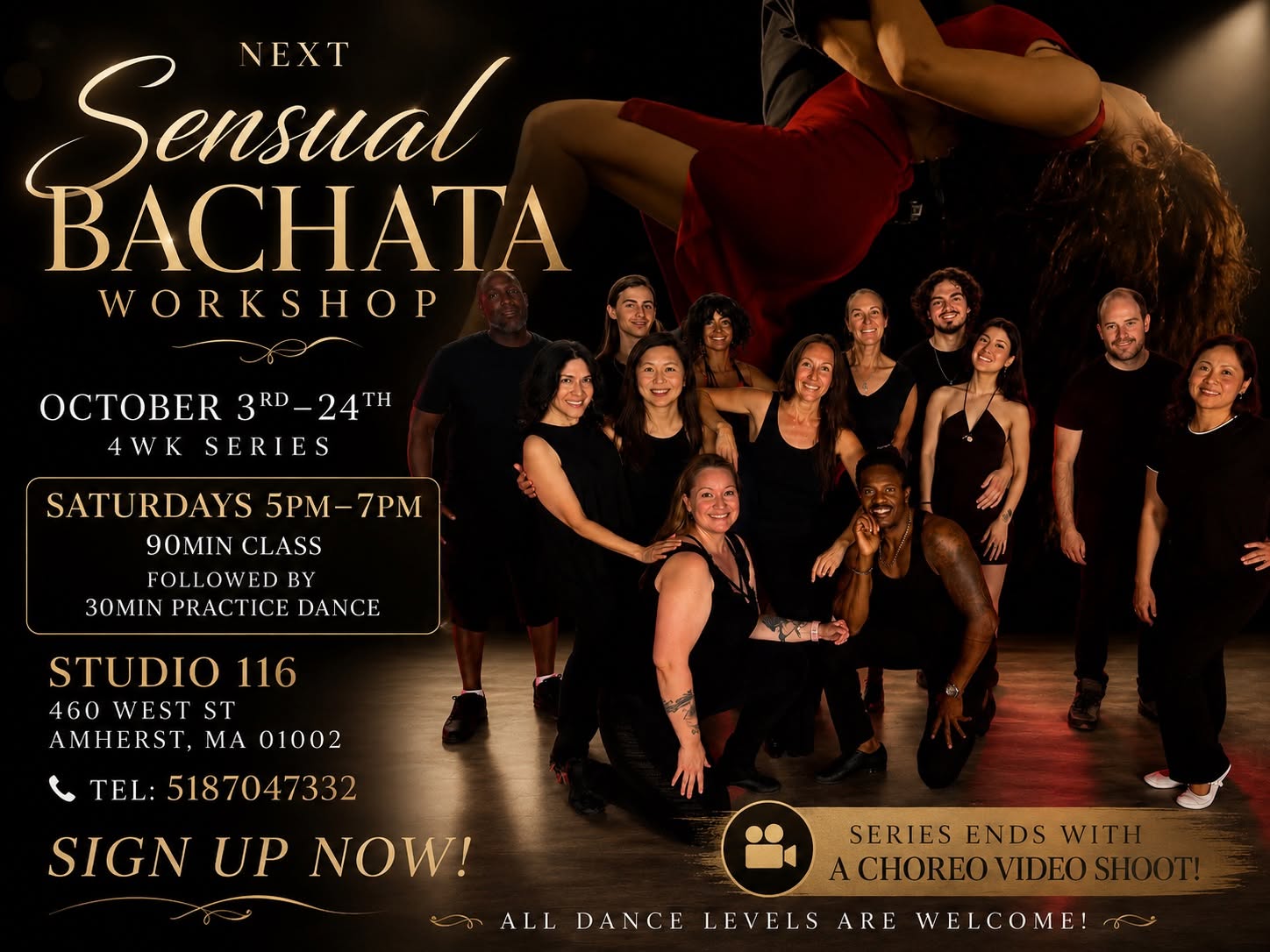 SENSUAL BACHATA SERIES # 2 . CHOREO VIDEOGRAPHY AT THE END OF SERIES 🚨