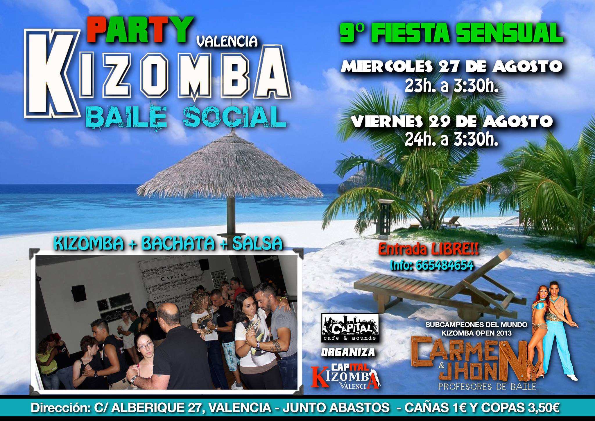 KIZOMBA 9º FIESTA SENSUAL VALENCIA