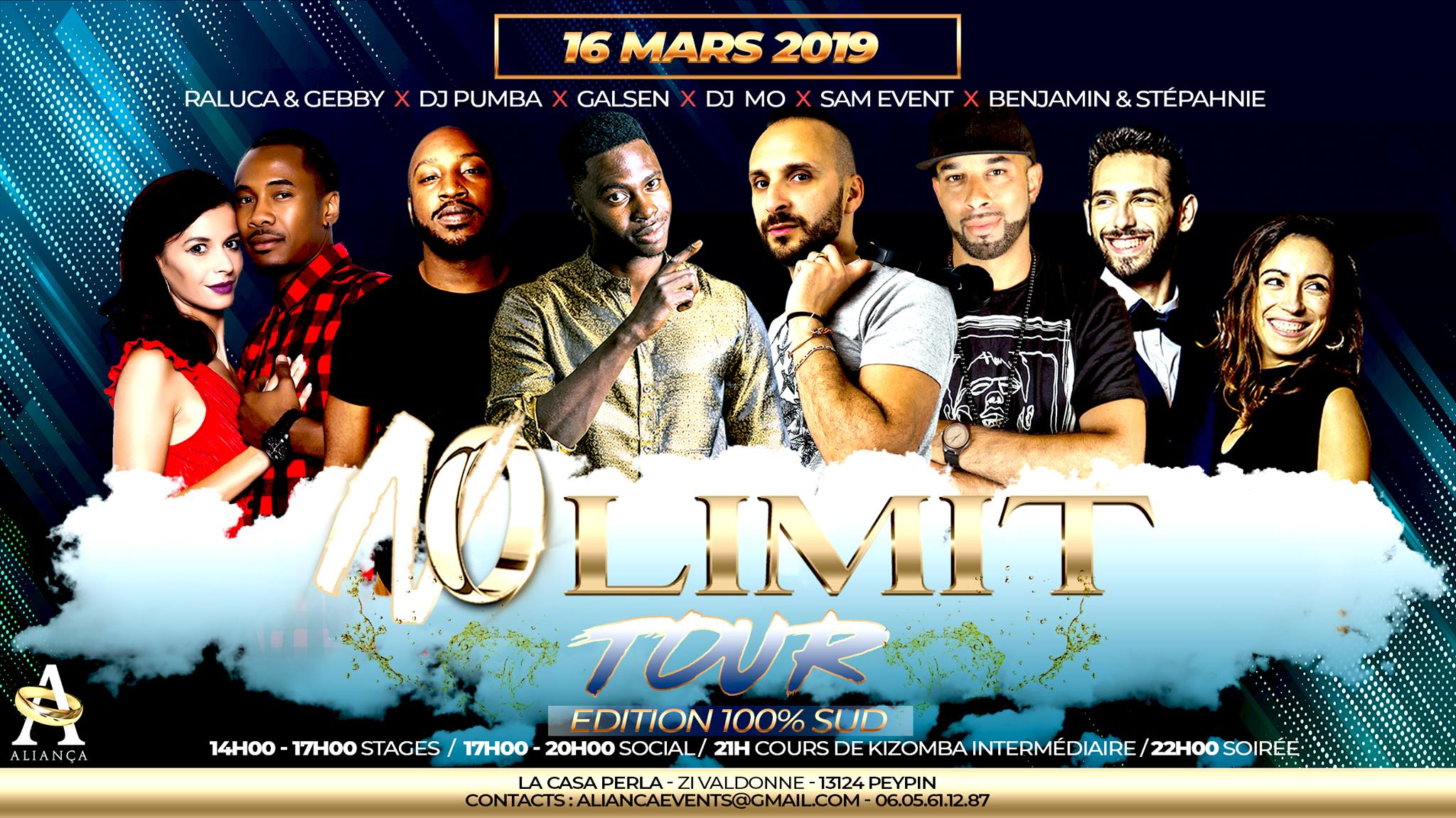 No Limit Tour : Stages Social Soirée - Édition 100% Sud