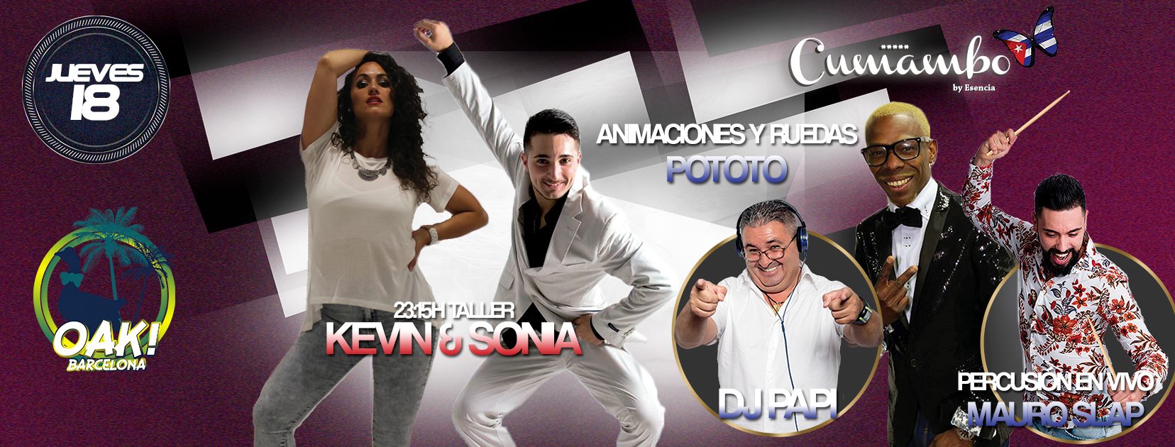 Cumambo: Taller de Kevin & Sonia. Pototo & Mauro Slap.