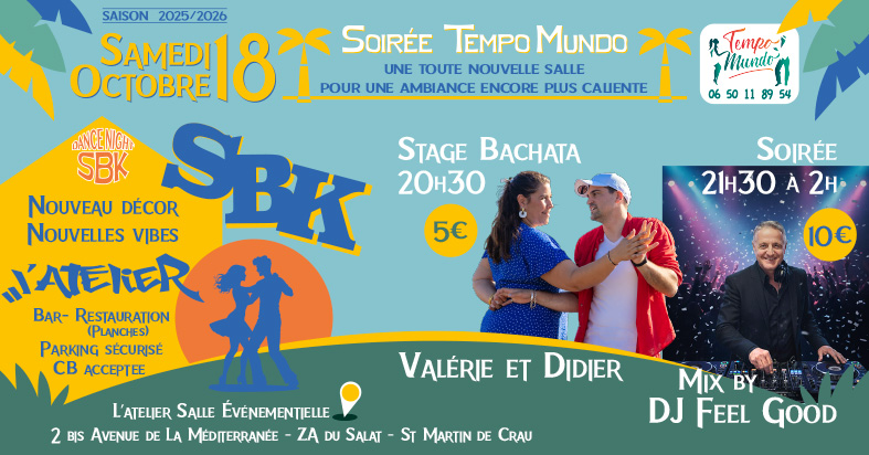 Soirée SBK- Tempo Mundo