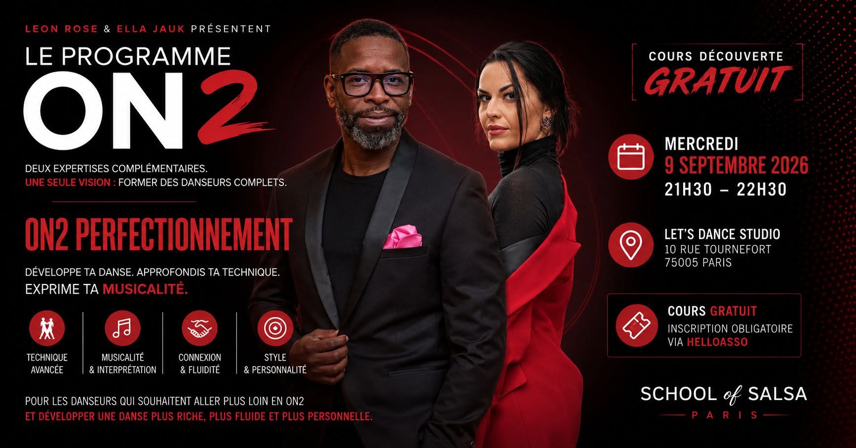 Le Programme On2 On2 Perfectionnement School of Salsa Paris
