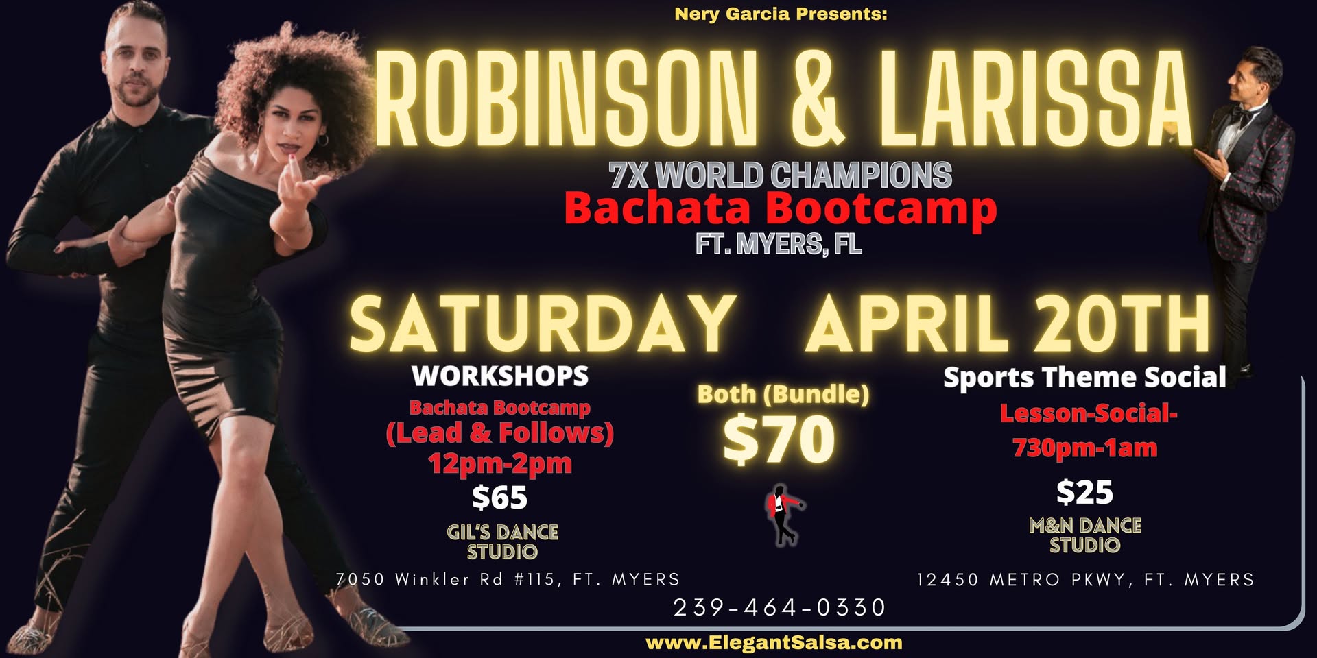World Bachata Champions Bootcamp and Social