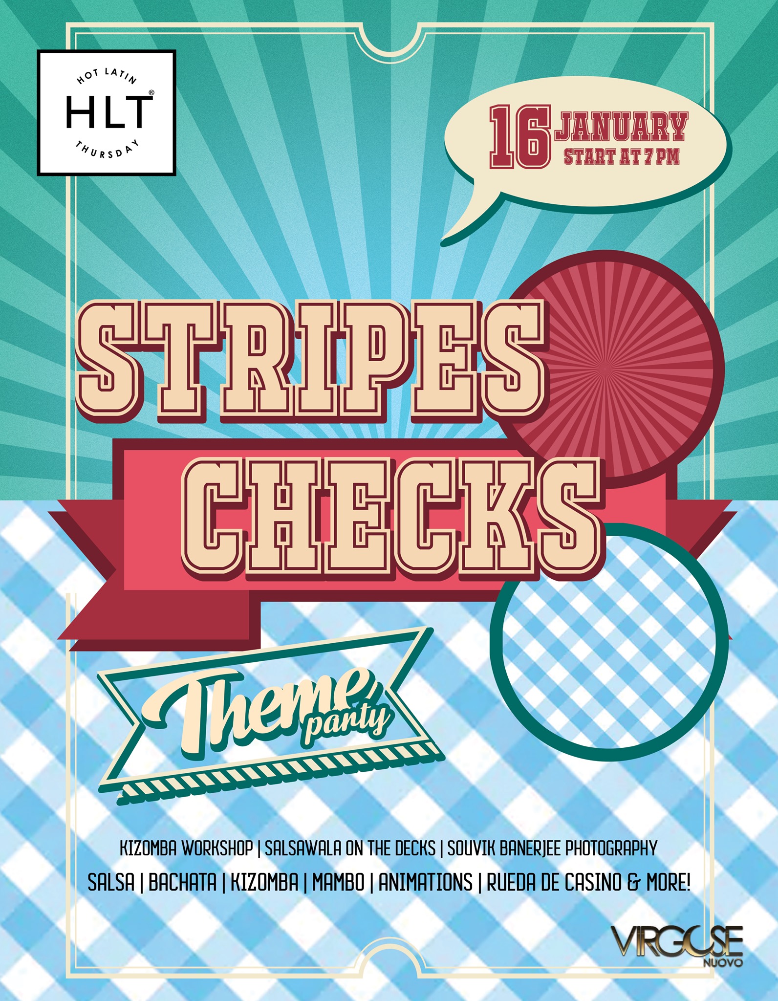 HLT Stripes or Checks Party