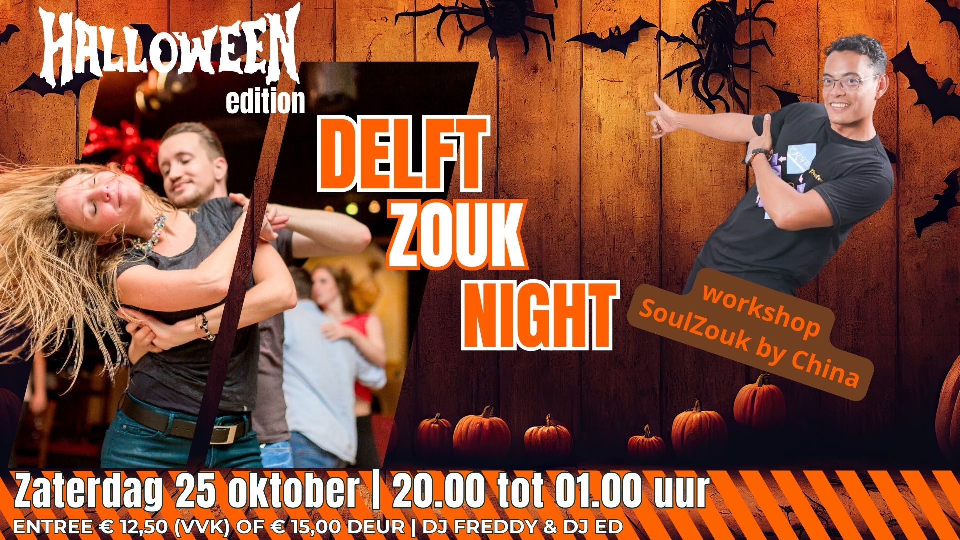 25 10 - DELFT ZOUK NIGHT met Workshop SoulZouk by China