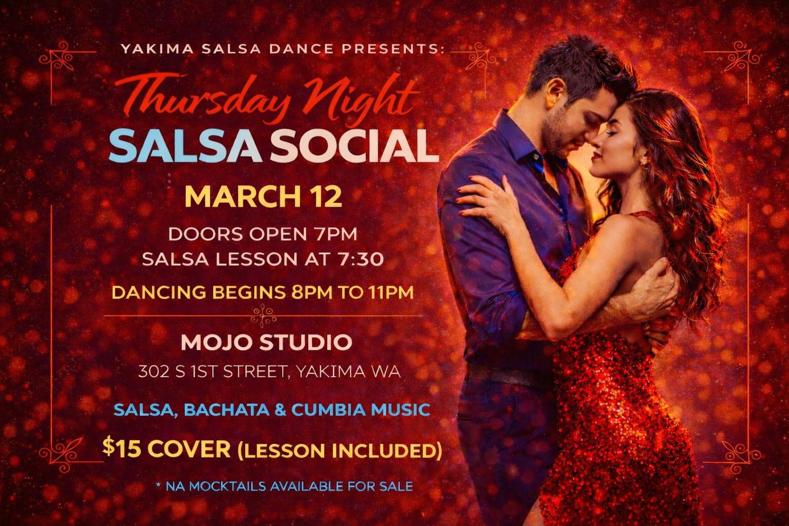 Thursday Night Salsa Social @ Mojo Studio - 3.12.2026