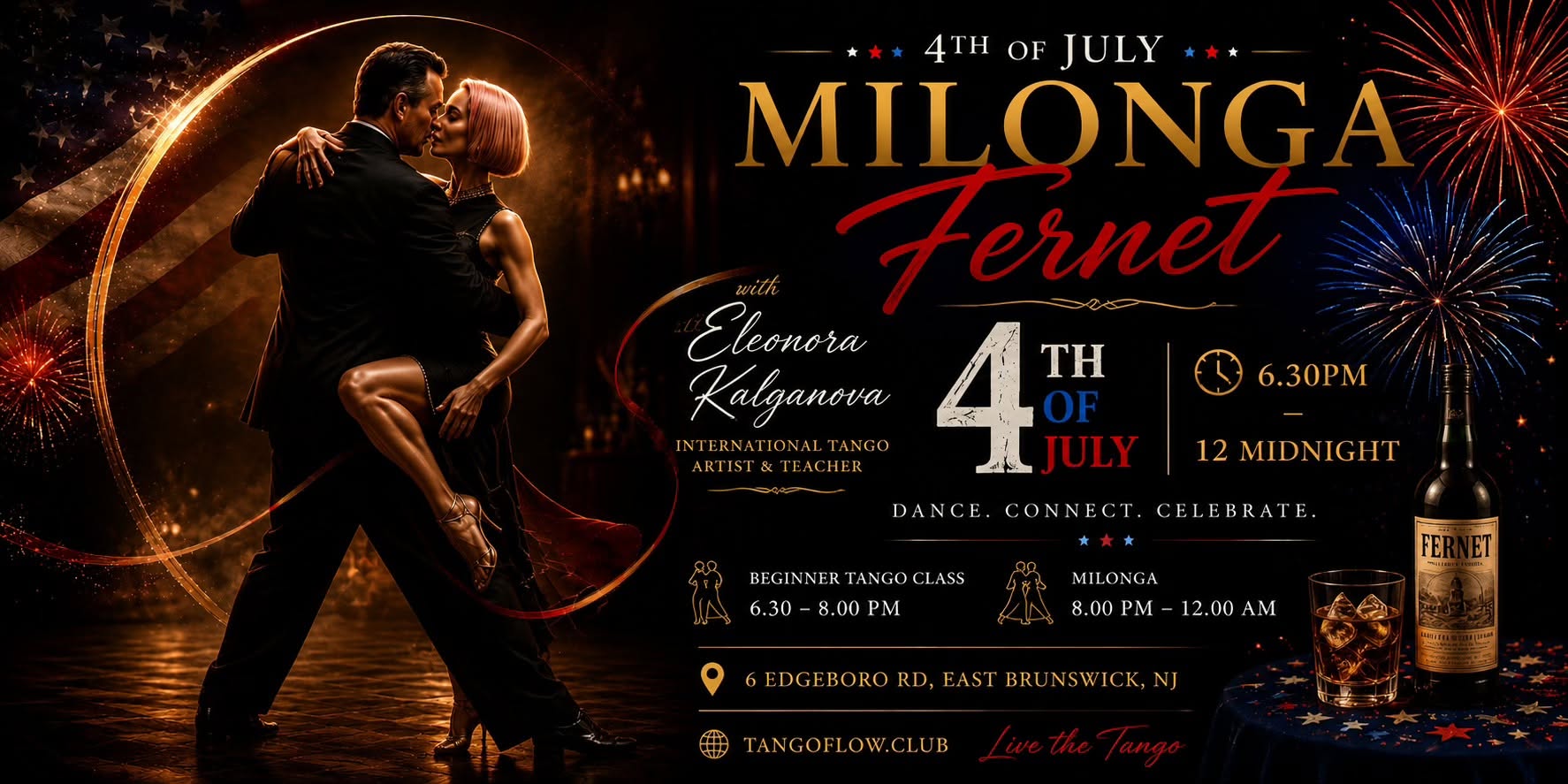 4th of July Milonga FERNET 2 in 1 with EK