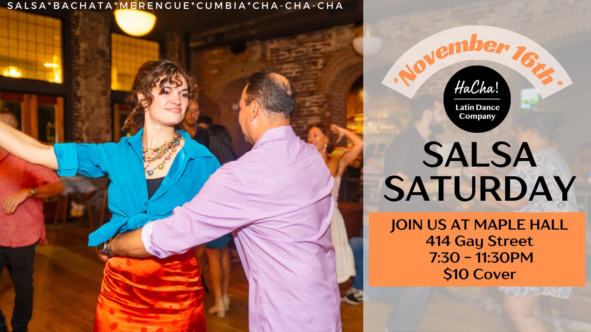 Salsa Saturday @ Maple Hall Knoxville TN