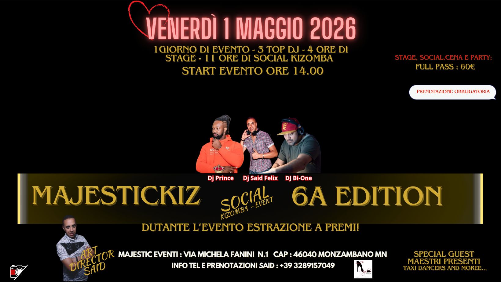 MajesticKiz 6a Edizione - Kizomba Social Event