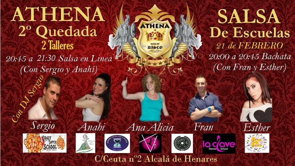 2 QUEDADA DE ACADEMIAS EN ATHENA SALSA
