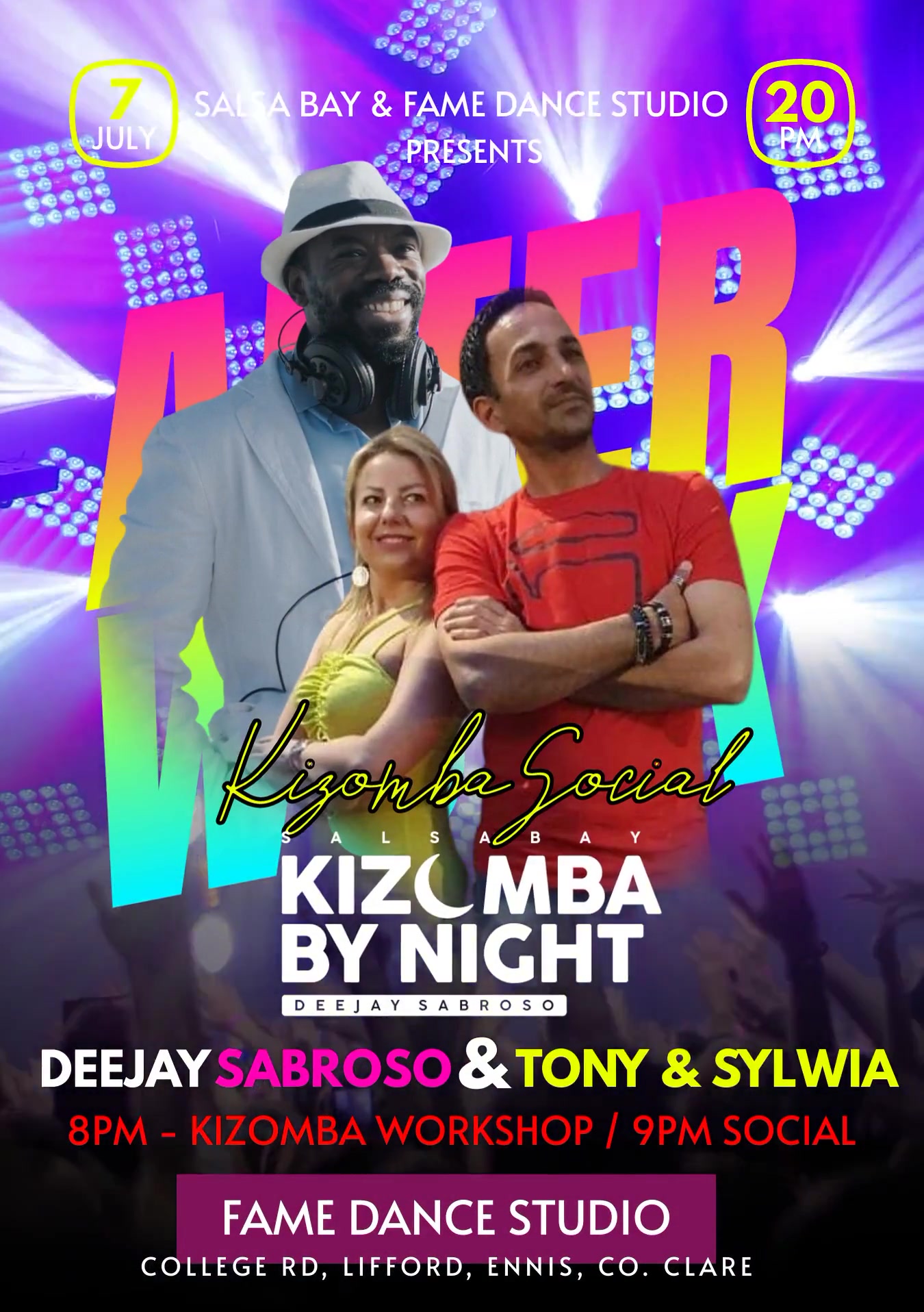 KIZOMBA BY NIGHT - SOCIAL IN ENNIS (Deejay Sabroso)