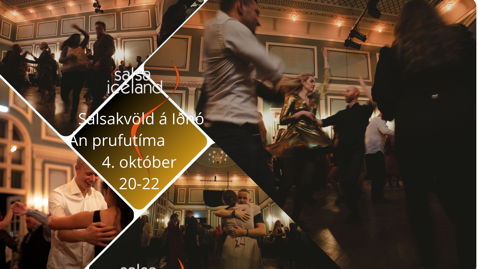 SalsaIceland salsakvöld án prufutíma á Iðnó 4. október