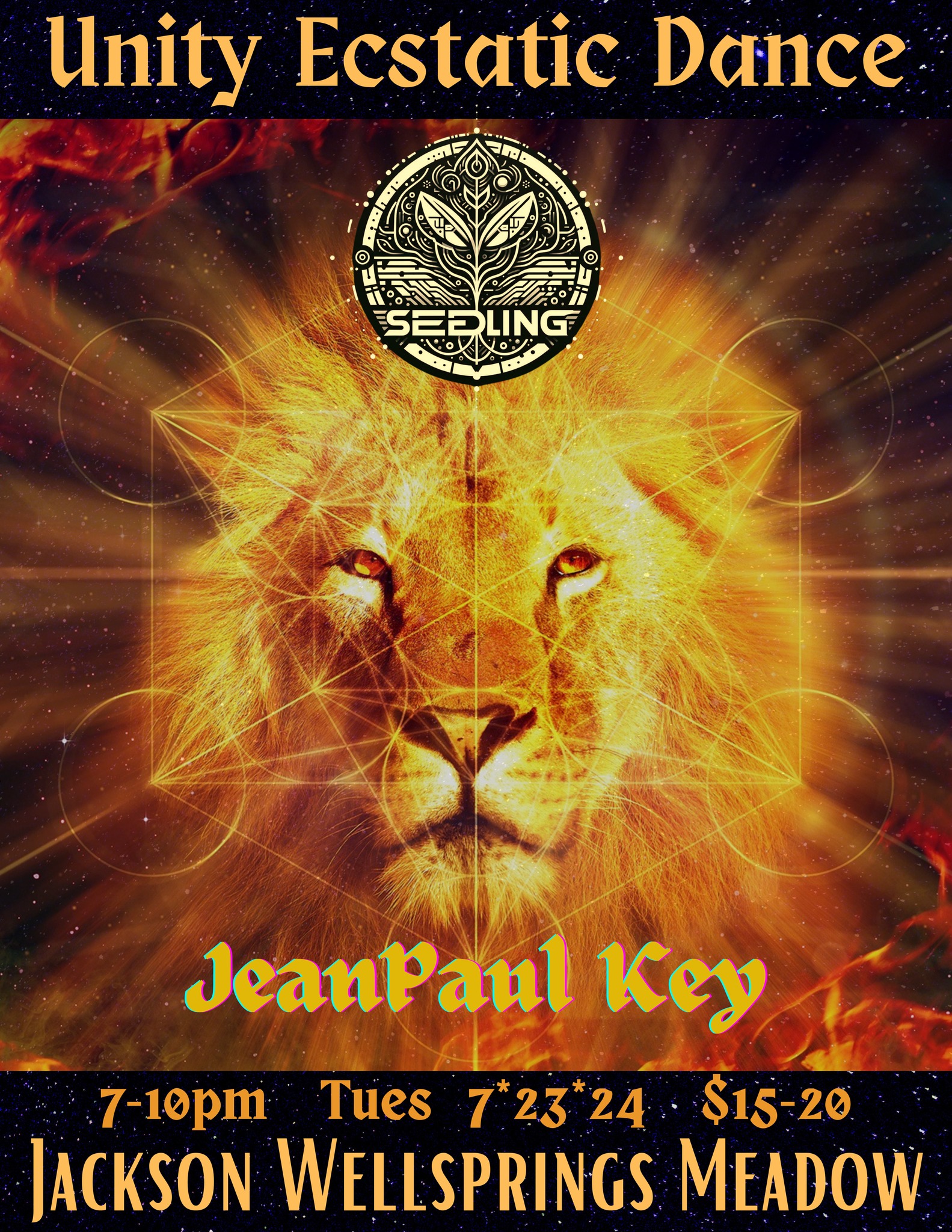 Unity Ecstatic Dance Ashland ~ SEEDLING JEANPAUL KEY