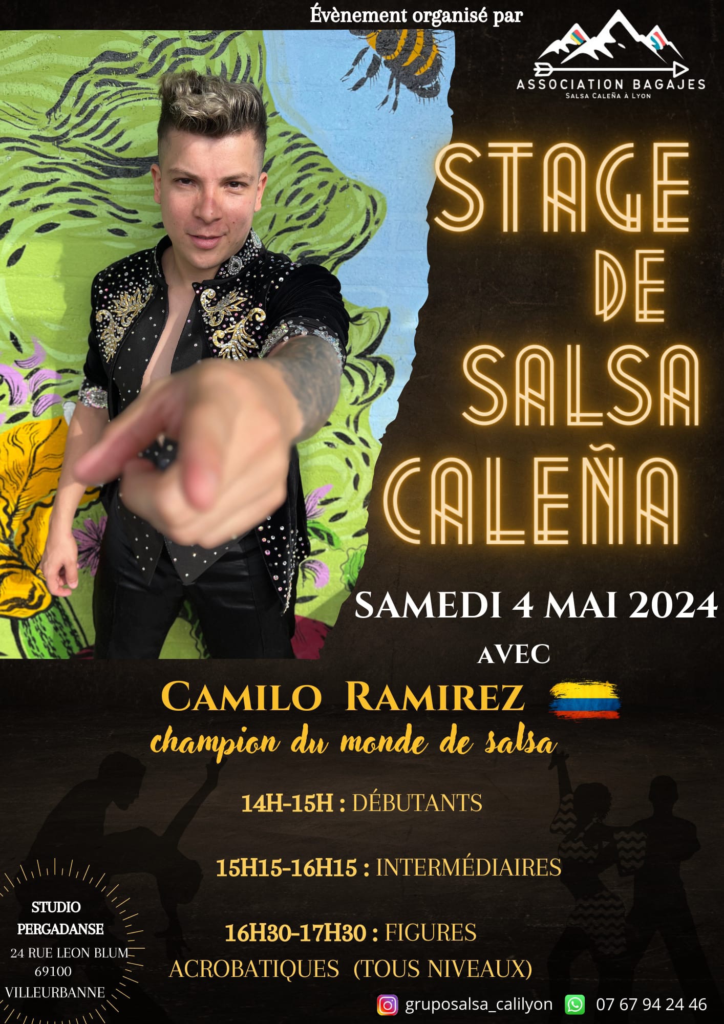 🔥STAGE SALSA CALEÑA- CAMILO RAMIREZ 🔥