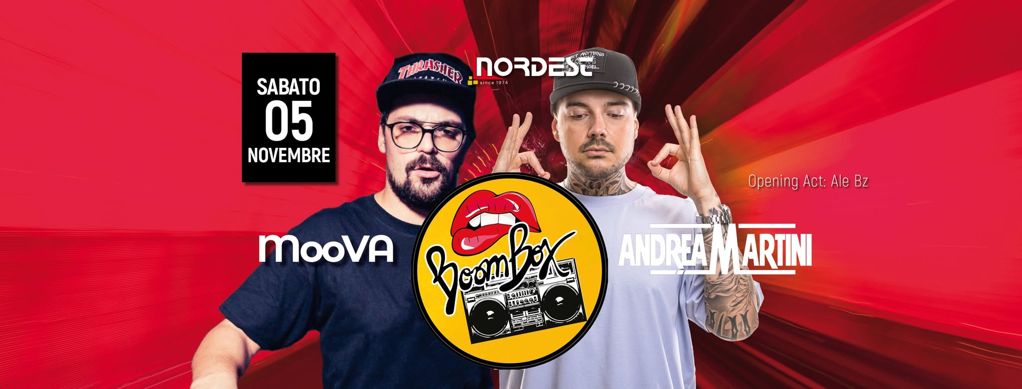 BOOMBOX con ANDREA MARTINI @ Discoteca Nordest - Caldogno (Vicenza)