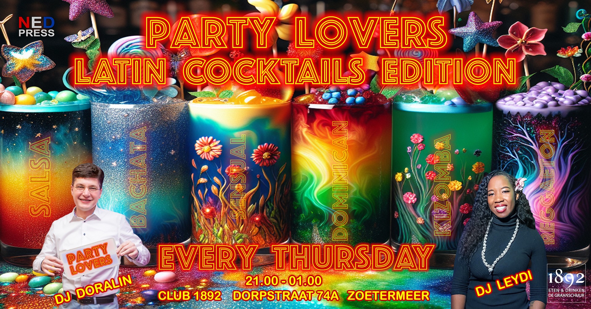PartyLovers Thursday's Latin Cocktails Edition