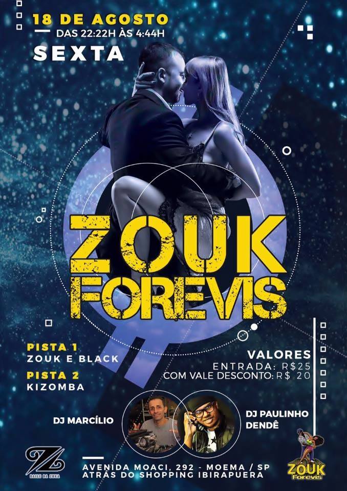 Segunda Edição Zouk Forevis na Del Corpus!