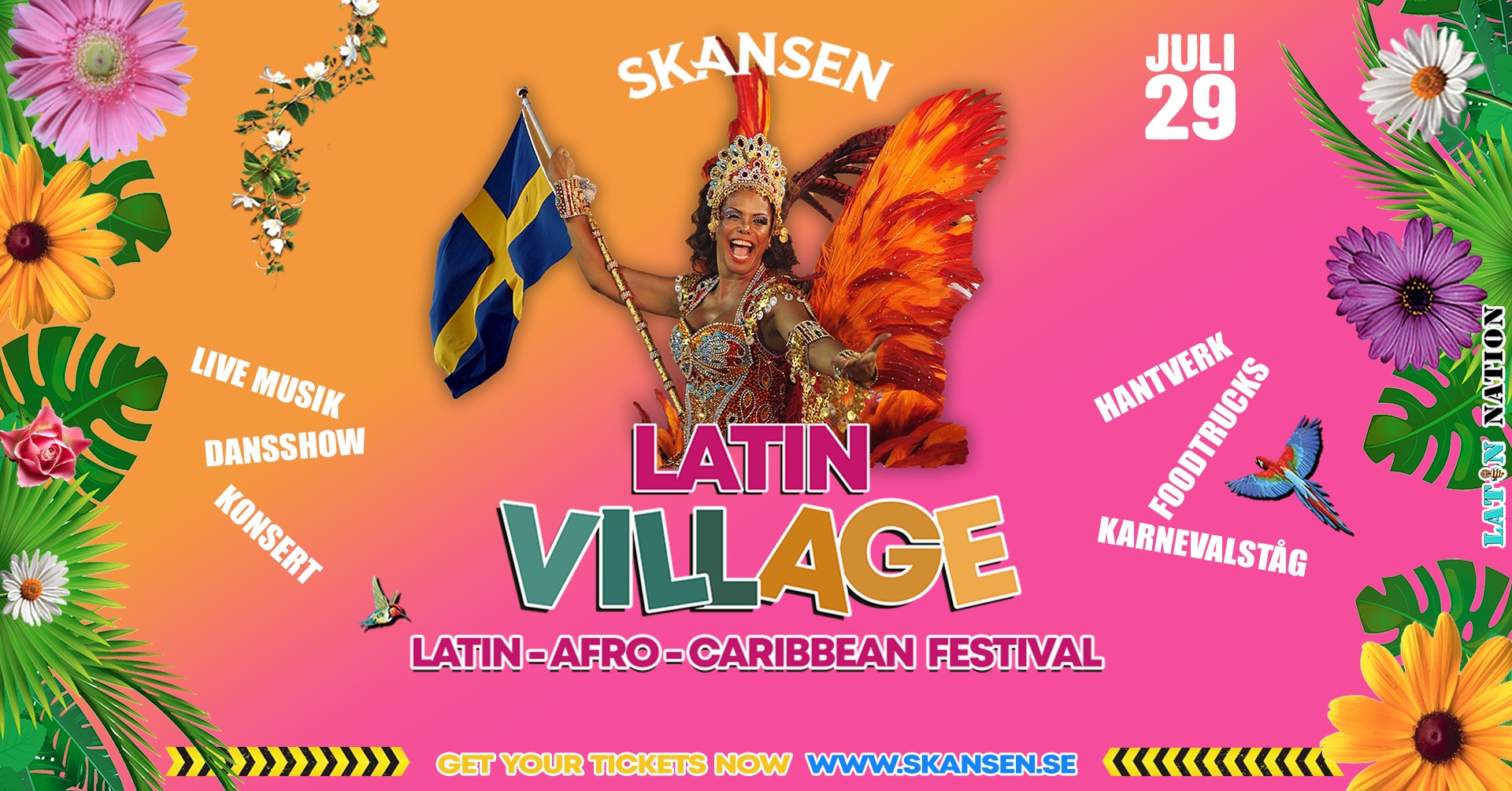 Latin Village Festival Skansen 29 juli