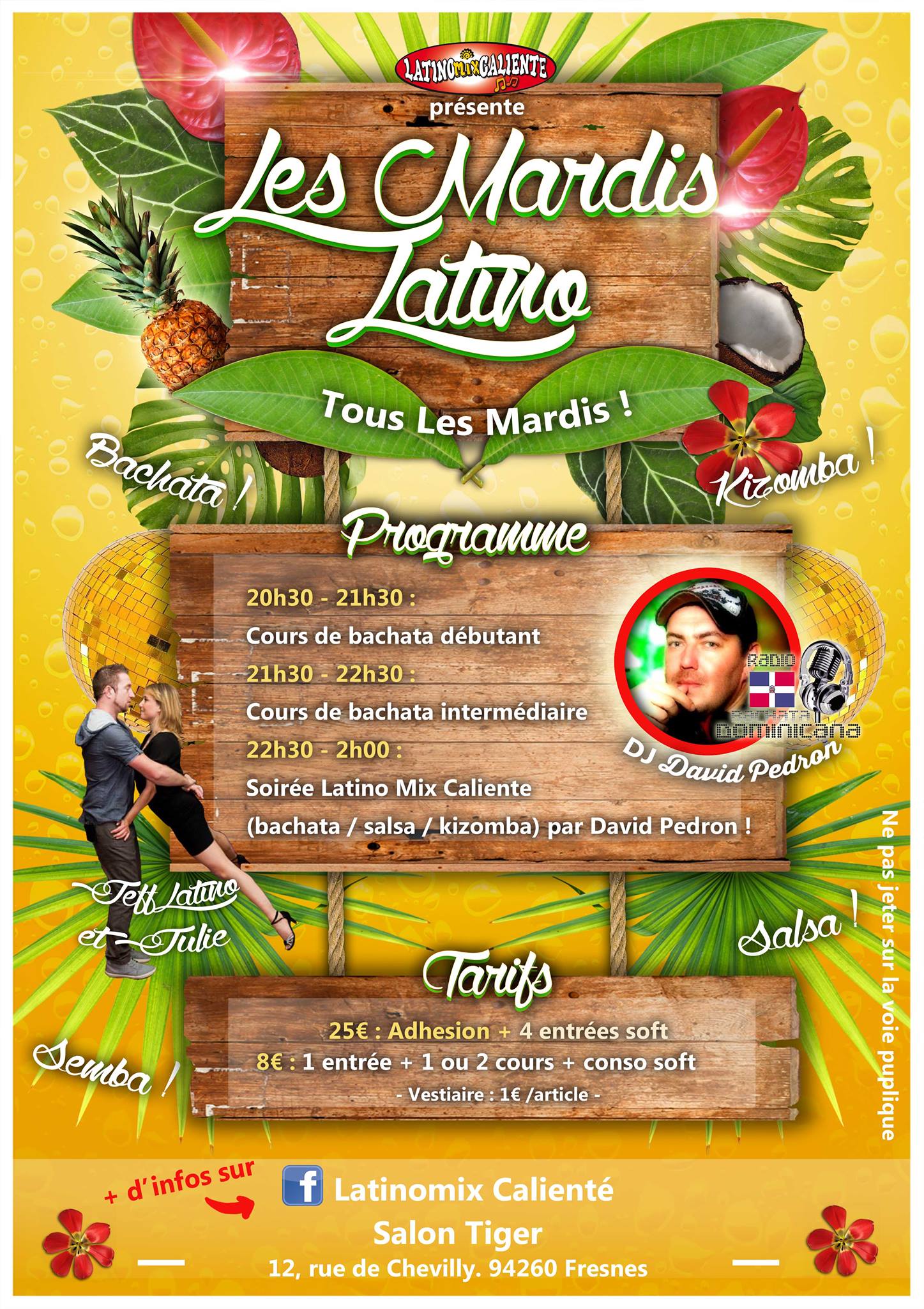 Les mardis Latino ! La Derniere A Fresnes !!!