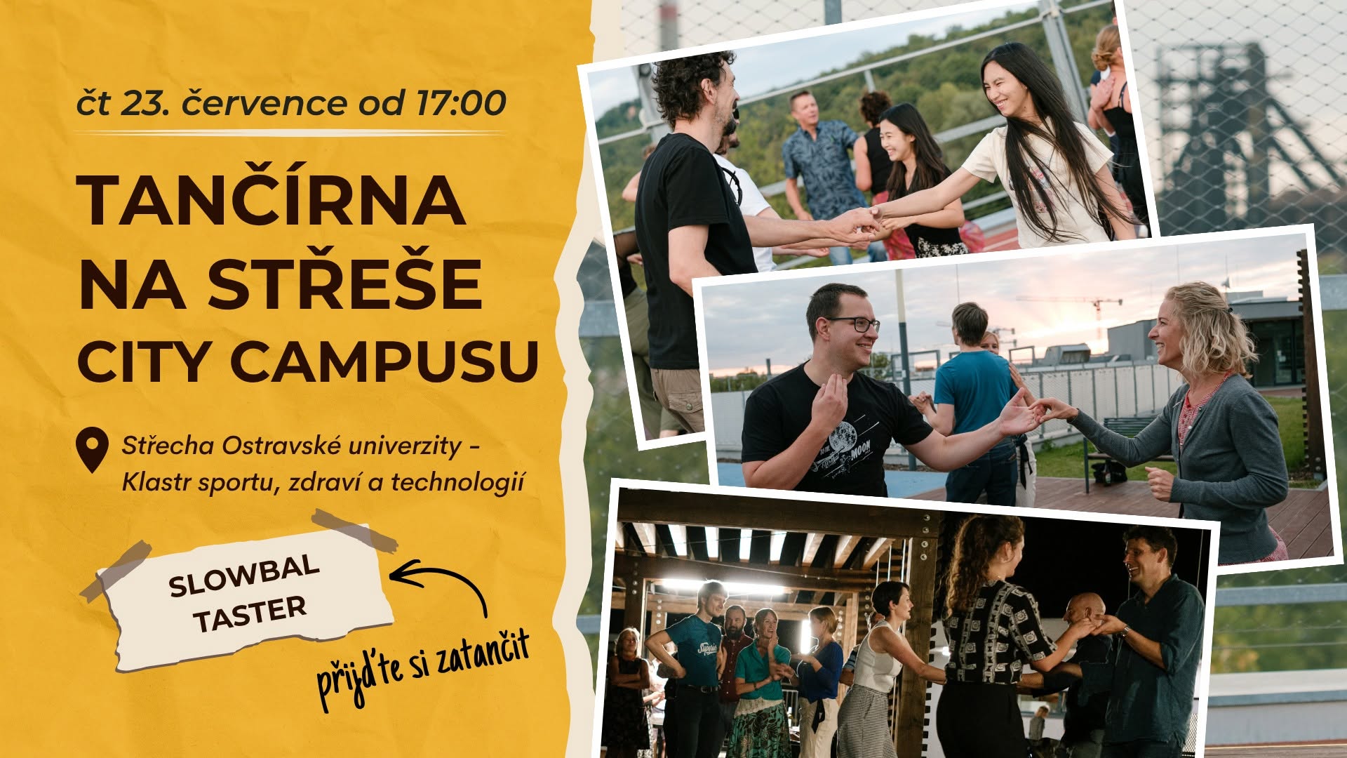Tančírna na střeše City Campusu + Slowbal taster 💃🕺