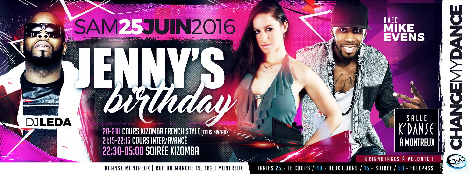 CMD Suisse presents Jenny's B-DAY 25 06 16