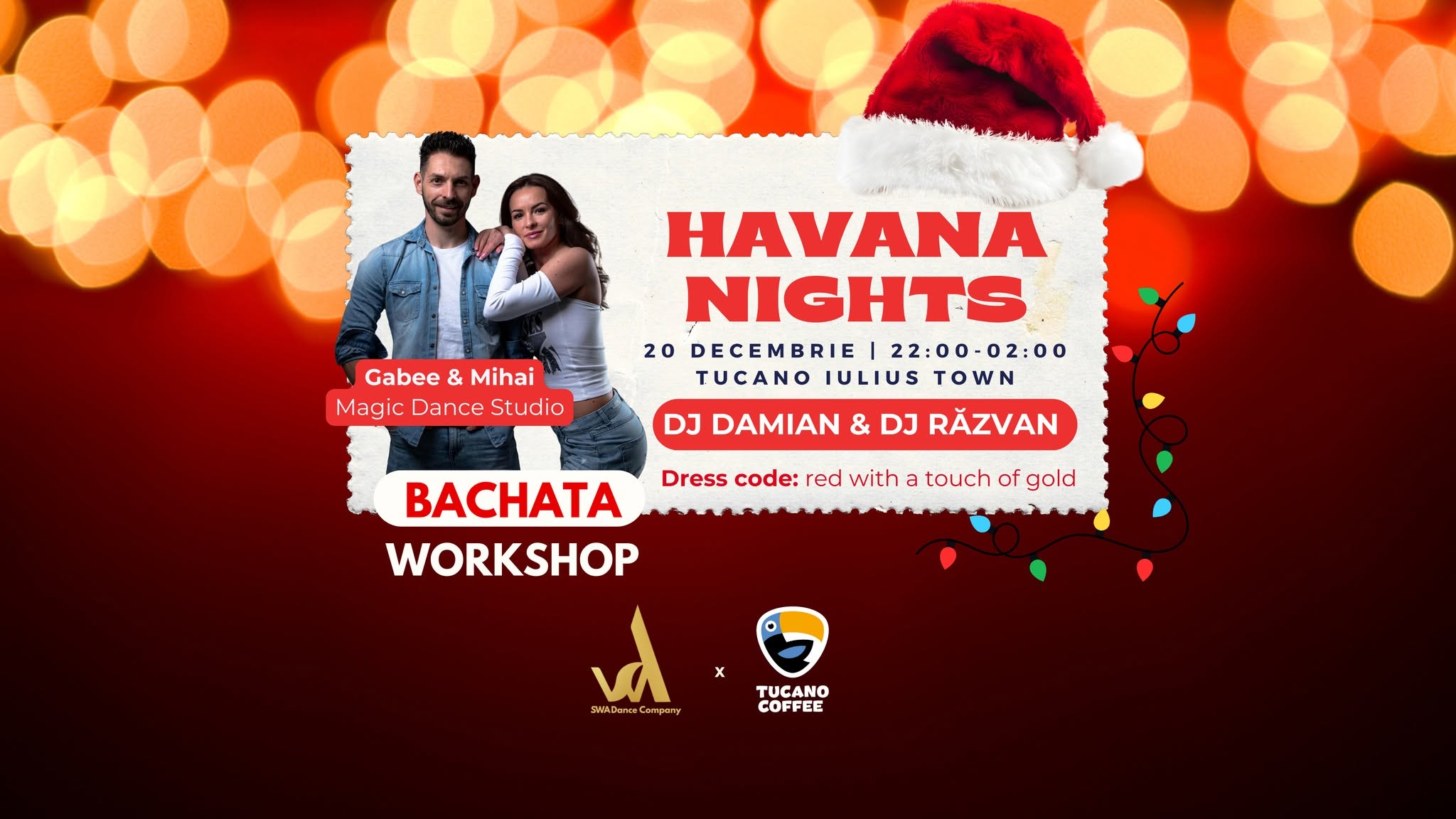 Havana Nights Christmas Edition Bachata Workshop & Latino Dance Party 20 decembrie 2025