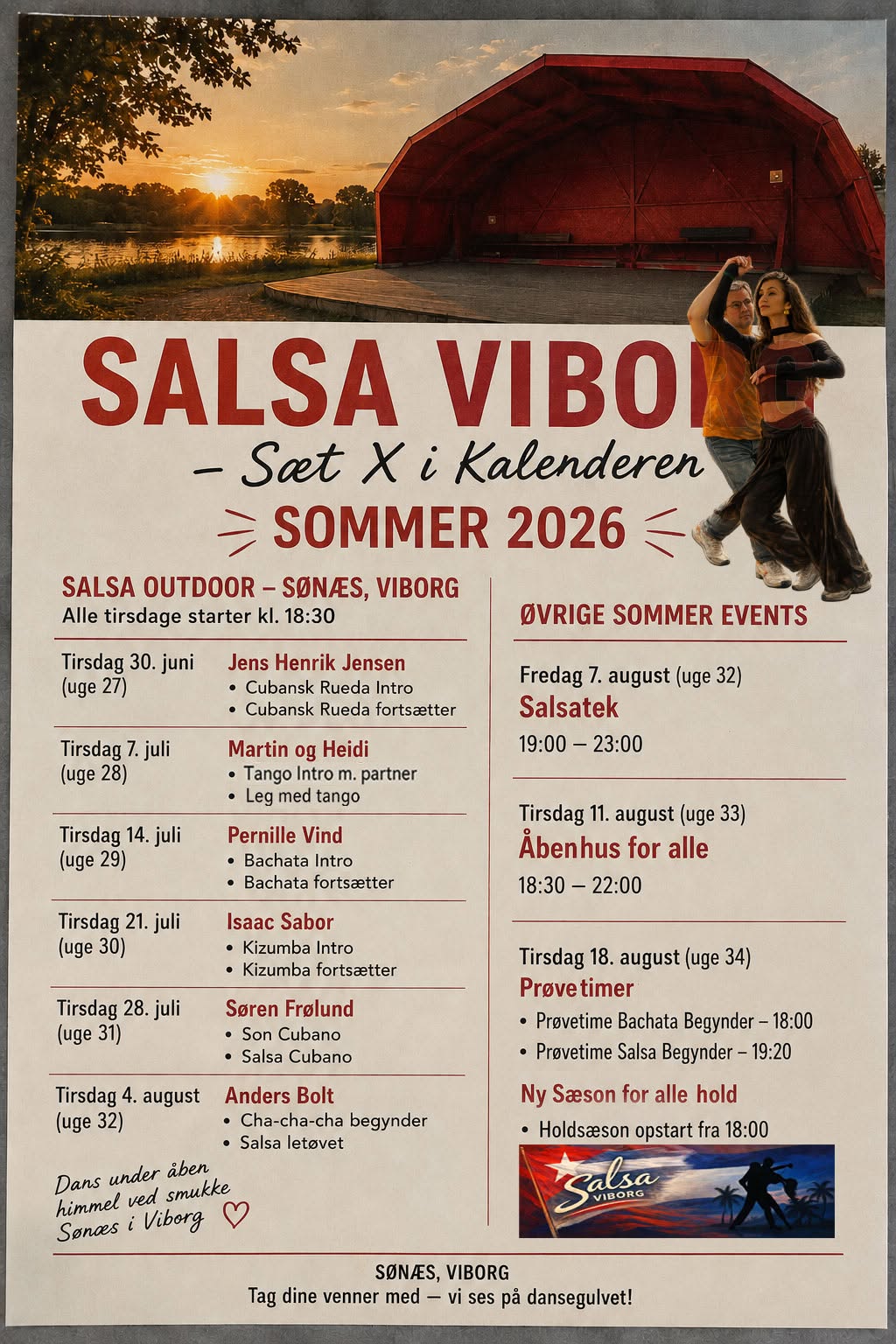 Salsa Viborg - Sæt X i Kalenderen