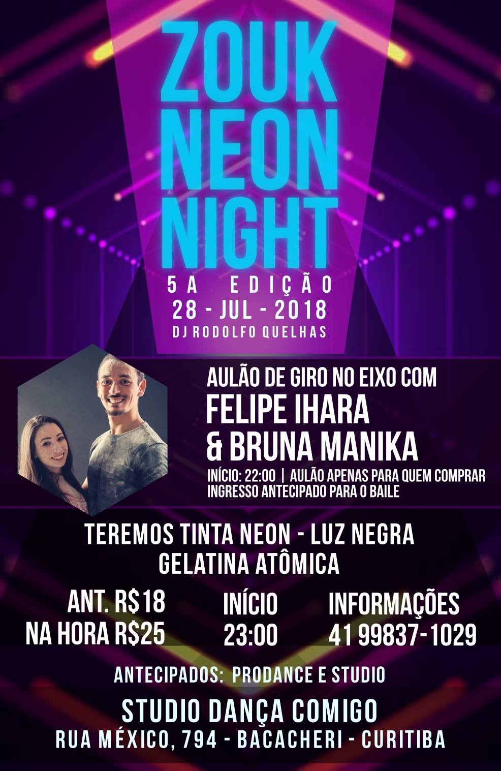 ZOUK NEON NIGHT - 5º edição