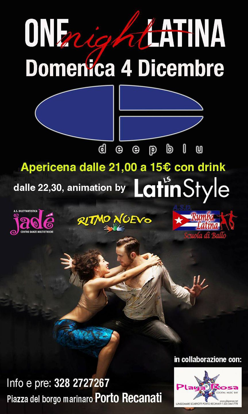 One night latina domenica Deep Blue by Latin Style