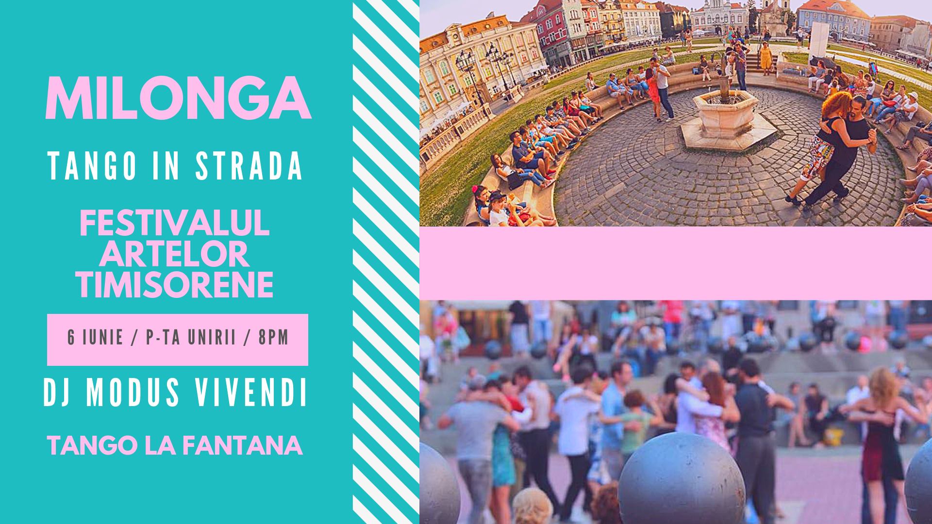 Tango in strada: Milonga la Festivalul Artelor Timisorene