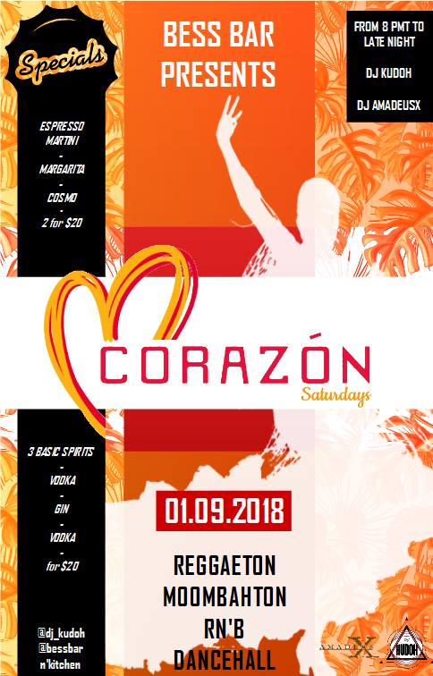 Launch Corazon Saturdays - 01 09 2018