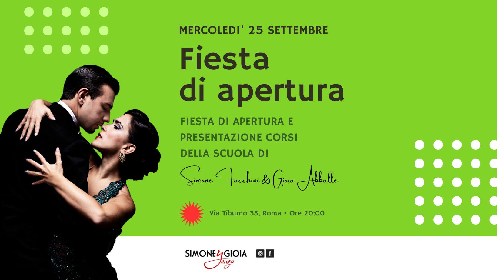 Fiesta di apertura
