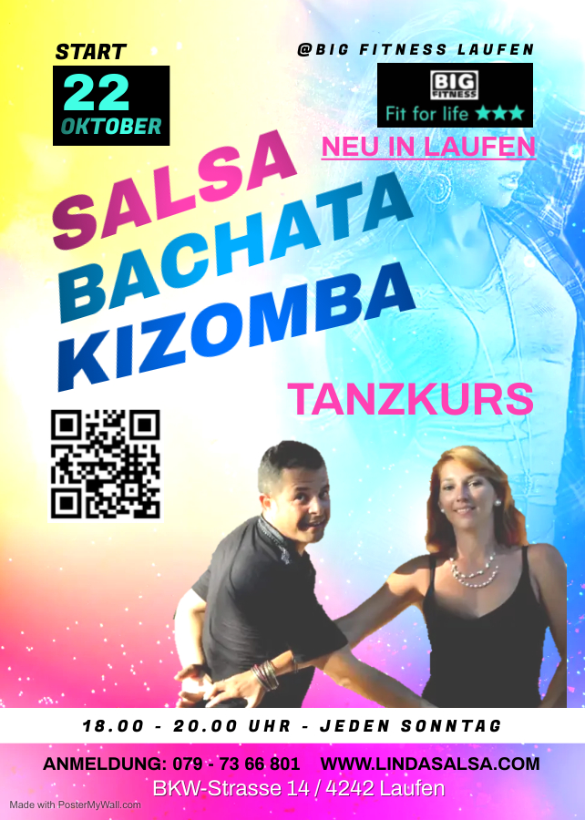 Neu Tanzkurse in LAUFEN - Salsa Bachata Kizomba