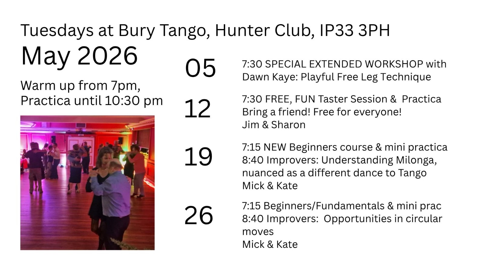 Tuesdays in Bury