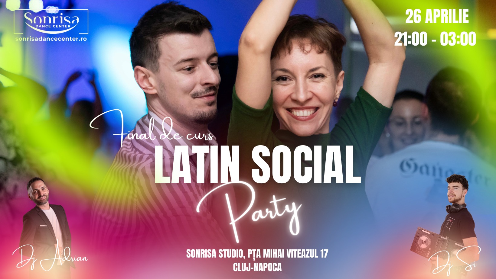 Latin Social Party by Sonrisa Final de curs 26 APR Cluj-Napoca