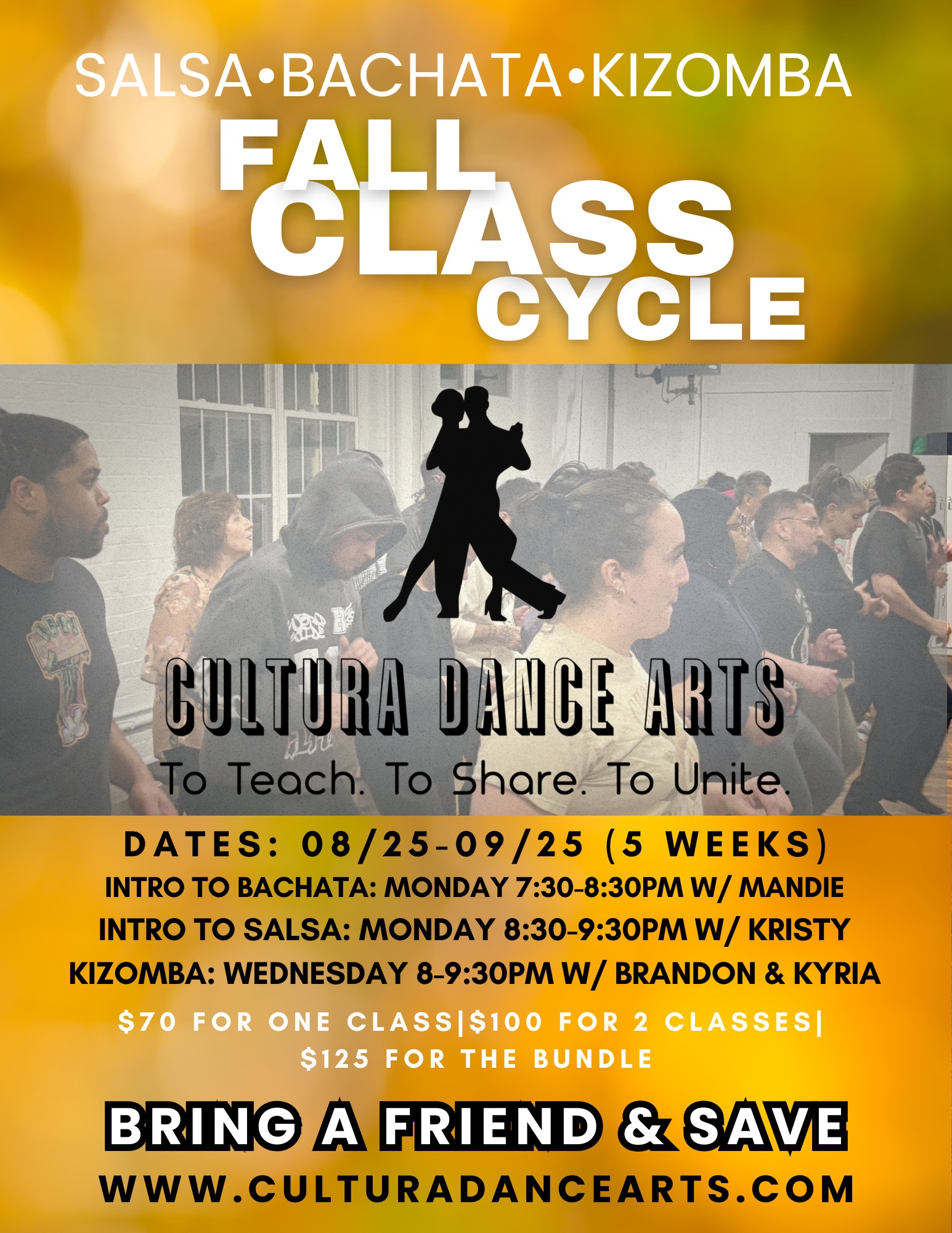 CULTURA DANCE ARTS BEGINNER CYCLE