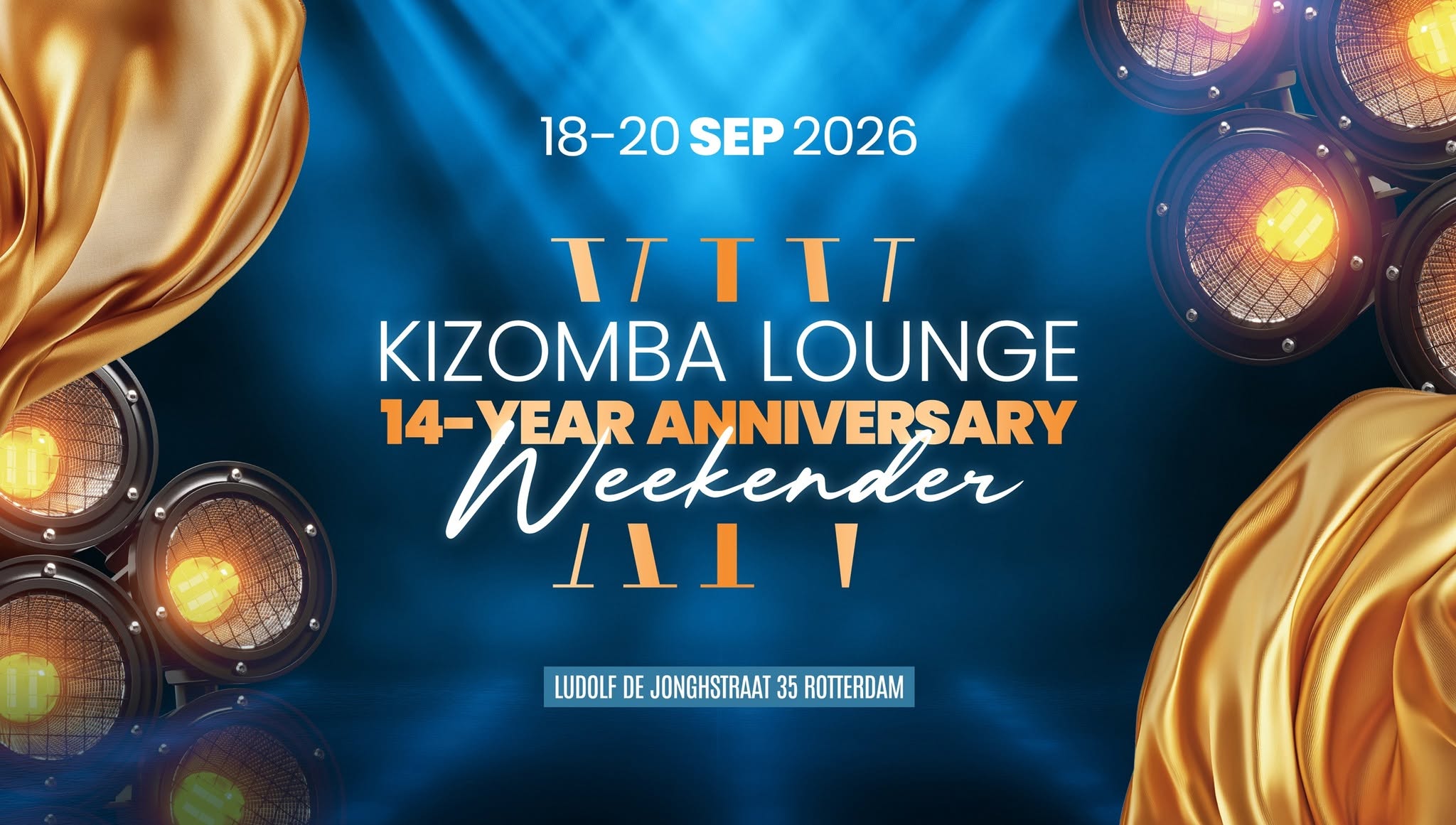 Kizomba Lounge 14 years Anniversary Weekender 🧡