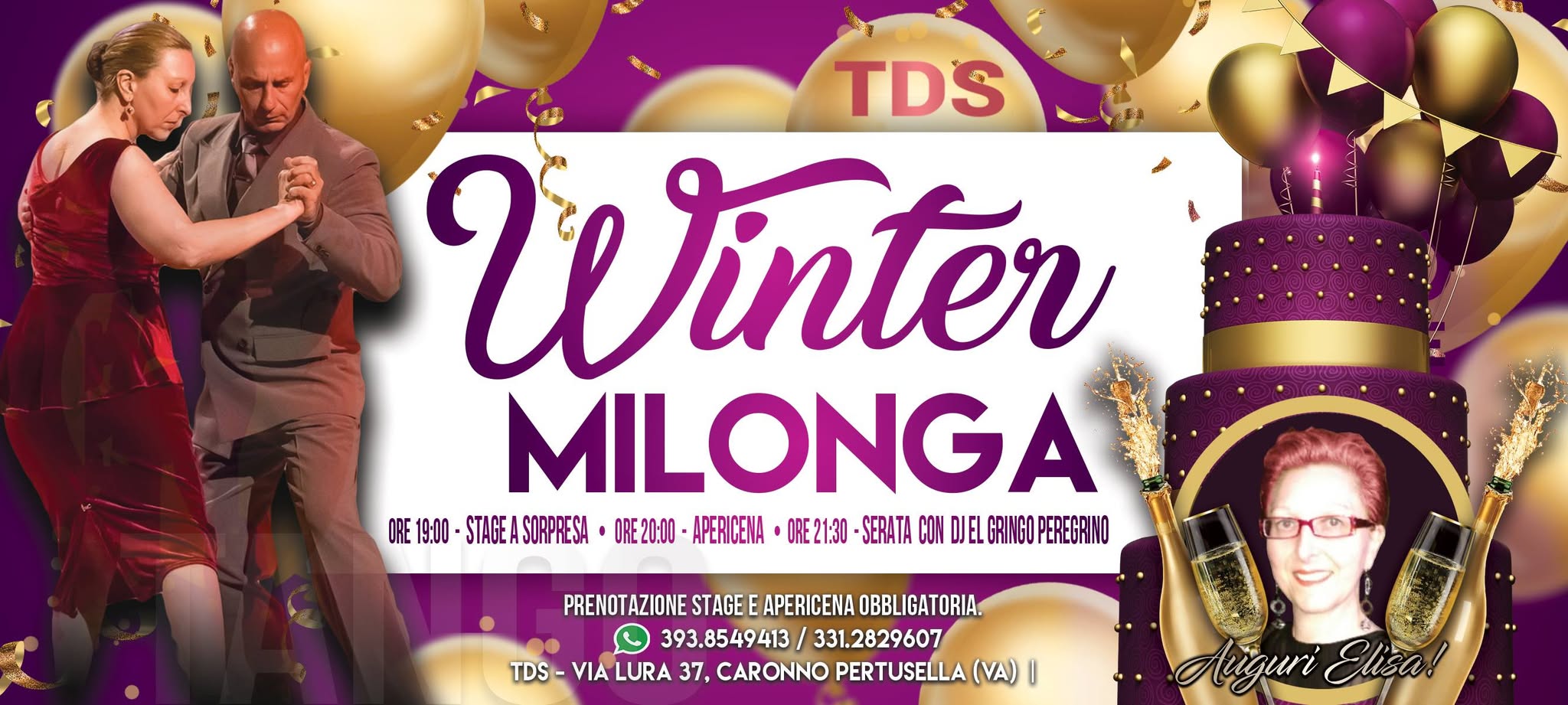 ❦ TDS Winter Milonga + Compleanno Elisa ❦ Sabato 22 Dicembre ❦