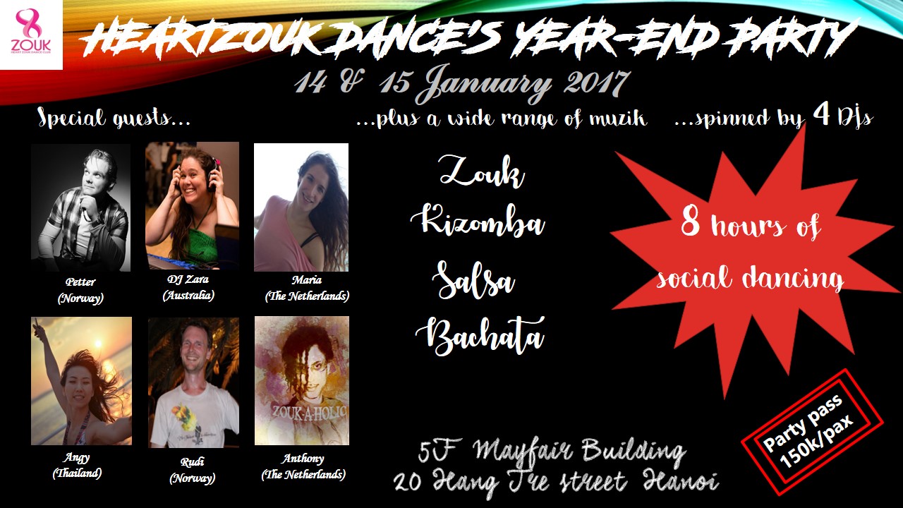 HeartZouk Dance's Year-end Party