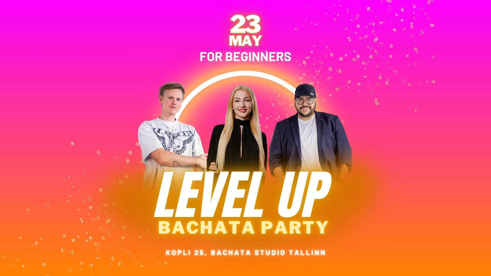 β¨ LEVEL UP Bachata Party for Beginners in Kopli 25 - May 23rdβ¬οΈ