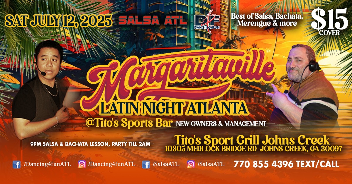 Latin Night Atlanta - Salsa, Bachata & more @ Tito's Sports Bar