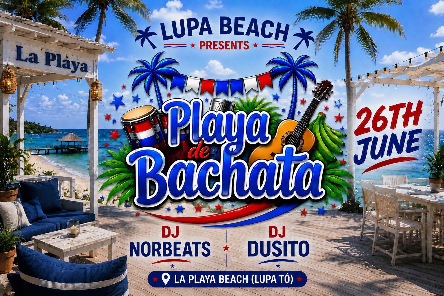 🌴😎Playa de Bachata Latin Beach Party x LUPA Friday Special