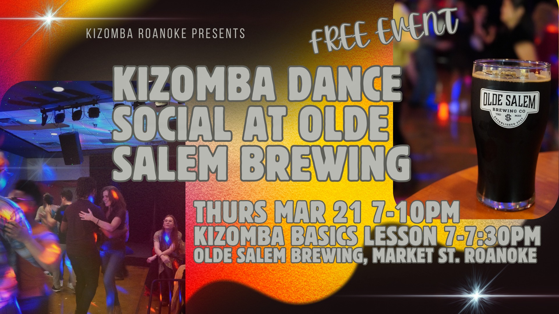 Kizomba Dance Social at Olde Salem Brewing - Downtown